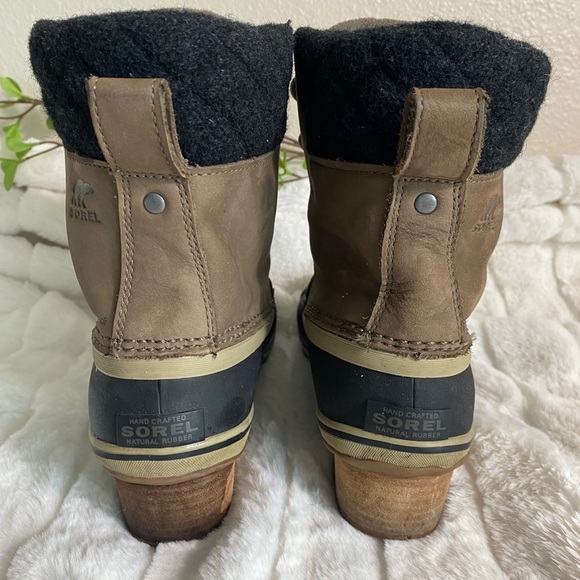 Sorel Slimpack II Lace Winter Brown Boot - Picture 7 of 9